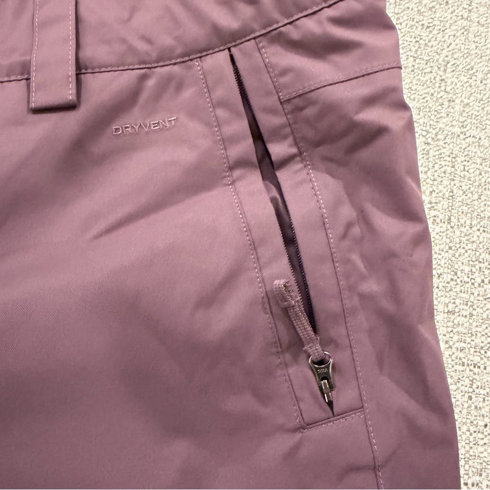 The North Face Women's Pikes Purple Insulated Ski/Snow Pants - Picture 4 of 14